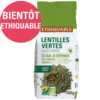 Lentilles vertes Gascogne ethiquable équitable bio france 
