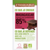 chocolat noir 85% Madagascar bio equitable ethiquable