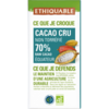 Chocolat Cacao cru 70% de cacao