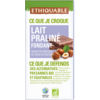 chocolat lait praliné fondant bio équitable ethiquable