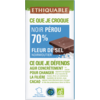 Chocolat noir fleur de sel 70% de cacao