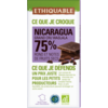 Chocolat noir 75% Nicaragua grand cru Waslala