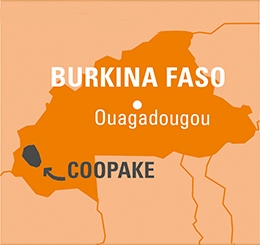 carte Coopake Burkina Faso