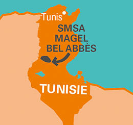 smsa Magel Bel Abbès-tunisie-carte