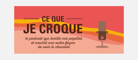 Lancement du podcast Ce que Je Croque dédié au chocolat