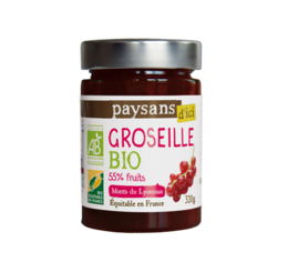 confiture groseille bio equitable paysans d ici france