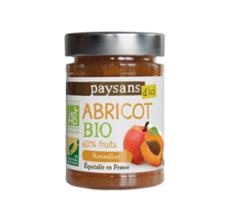 confiture abricot bio equitable paysans d ici france