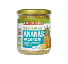 bocal verre ananas bio equitable ethiquable