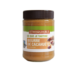 BEURRE DE CACAHUETE NICARAGUA ethiquable équitable