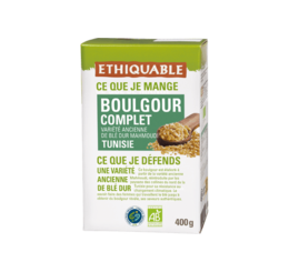 Boulgour complet Tunisie équitable et bio
