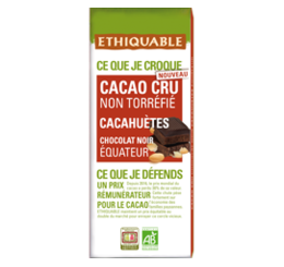 Cacao cru non torréfié Cacahuètes équitable & bio