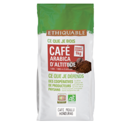 café arabica Honduras moulu 1kg ethiquable bio commerce équitablef
