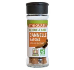 cannelle bâtons bio équitable ethiquable