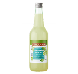 concentré de fruits ethiquable Citron Vert Menthe bio equitable