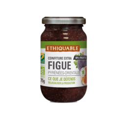Confiture figue de France equitable et bio