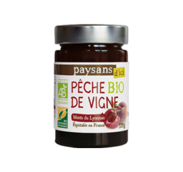 confiture peche de vigne bio equitable france paysandici