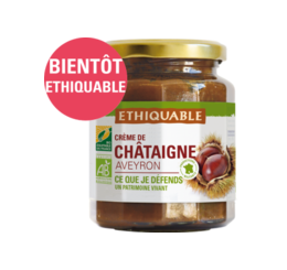 crème de châtaigne Aveyron ethiquable équitable bio france 