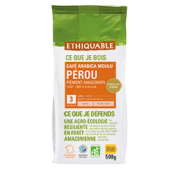 arabica café moulu Pérou ethiquable bio equitable