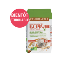 farine semi-complète blé épeautre Gascogne ethiquable équitable bio france 