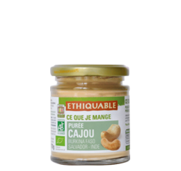 purée cajou bio equitable