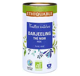 thé vrac noir darjeeling ethquable équitable bio