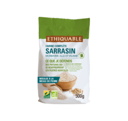 Farine sarrasin France équitable et bio
