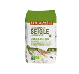 Farine seigle T130 France équitable et bio