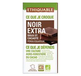 chocolat noir extra equitable bio ethiquable franceo