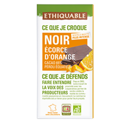 chocolat noir orange equitable bio ethiquable france