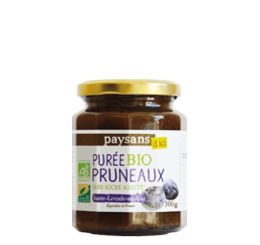 purée pruneaux bio équitable paysans d'ic