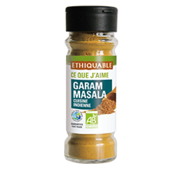 Garam masala bio équitable ethiquable