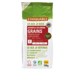 arabica café grain colombie ethiquable bio equitable