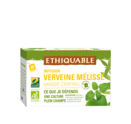 Infusion Verveine Mélisse de France équitable et bio