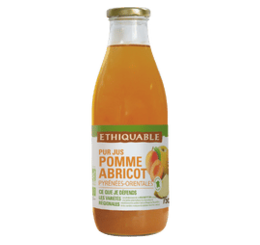 Pur jus pomme abricot France équitable bio