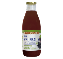 Pur jus pruneaux France équitable bio