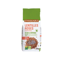 lentilles-roses-france-equitable-bio ethiquable