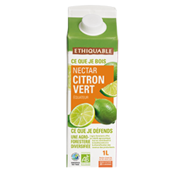 nectar citron vert ethiquable équitable bio
