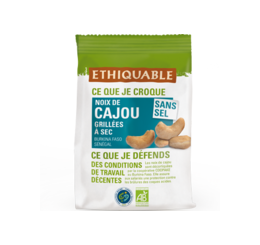 noix de cajou grillée à sec sans sel ethiquable équitable bio