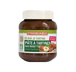 pate à tartiner noisette bio equitable