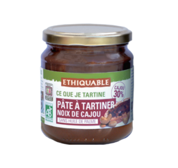 pate tartiner cajou ethiquable bio equitable