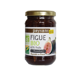 paysans d'ici confiture figue bio équitable France