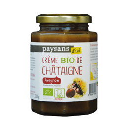 Crème de Châtaigne de l'Aveyron commerce équitable bio - Paysans d'ici