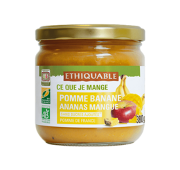 purée pomme banane équitable bio ethiquable