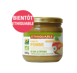 purée pomme monts du lyonnais ethiquable équitable bio france 