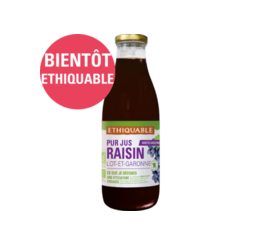 Pur jus raisin Lot-et-Garonne ethiquable équitable bio france 