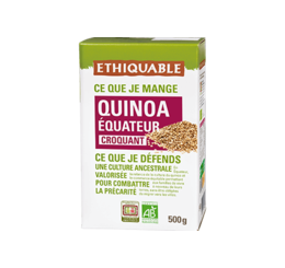 quinoa équateur croquant équitable & bio ethiquable