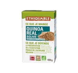 quinoa real bolivie équitable & bio ethiquable
