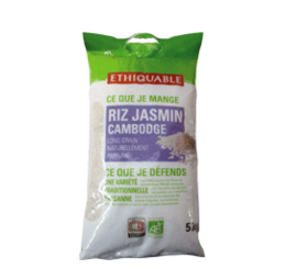 riz jasmin cambodge bio equitable ethiquable 5 kg rhf