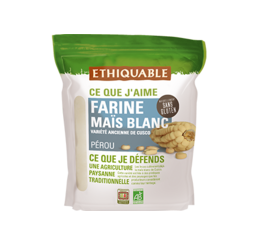 sans gluten farine mais blanc bioequitable