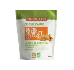 sucre complet du pérou bio équitable ethiquable